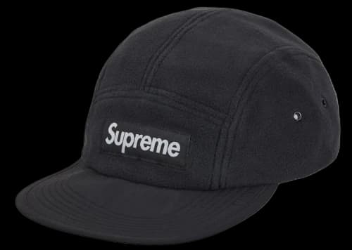 Supreme Polartec Earflap Camp Cap (FW24) Black