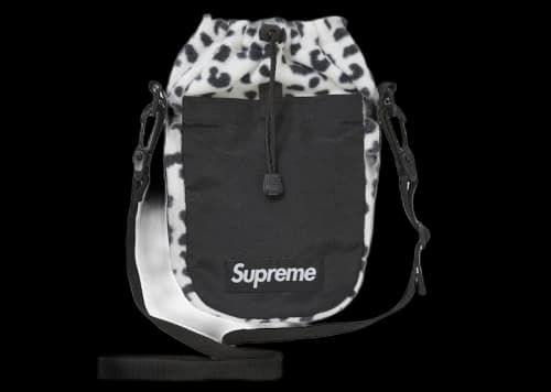 Supreme Polartec Sling Bag Leopard