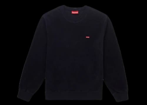 Supreme Polartec Small Box Crewneck Navy