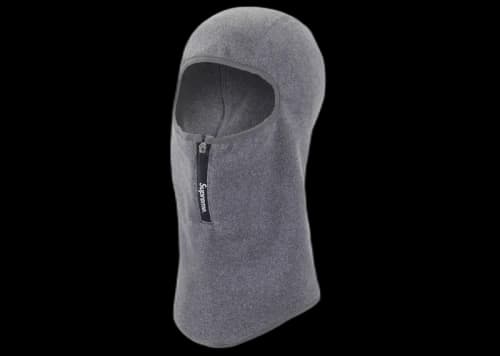 Supreme Polartec Zip Balaclava (FW25) Grey