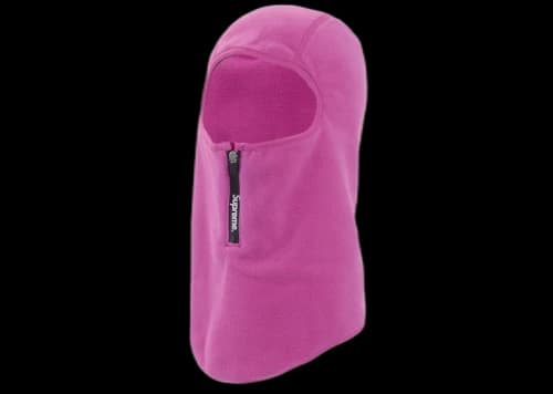 Supreme Polartec Zip Balaclava (FW25) Pink