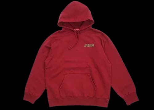 Supreme Portrait Hooded Sweatshirt Cardinal