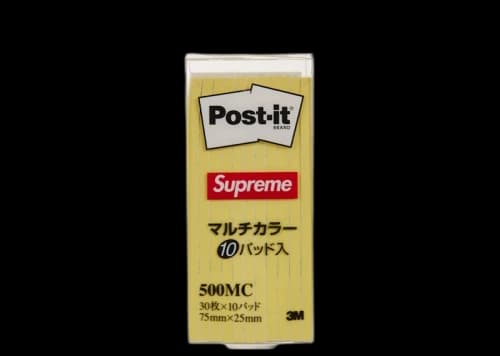 Supreme Post its 500MC Yellow