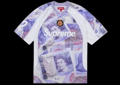 Supreme Pounds Soccer Jersey White