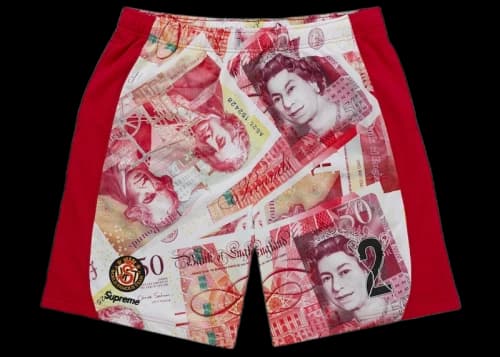 Supreme Pounds Soccer Short Red