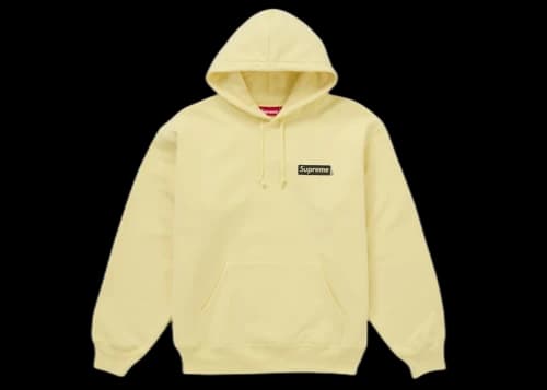 Supreme President Hooded Sweatshirt Yellow