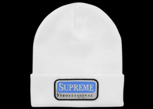 Supreme Professional Beanie White