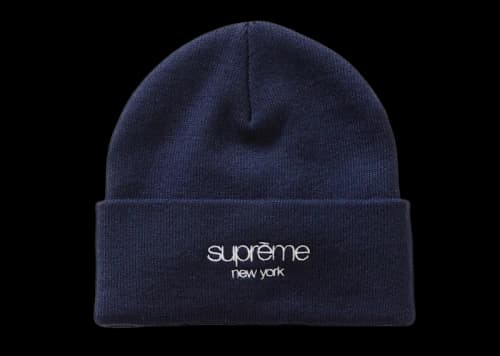 Supreme Radar Beanie Navy