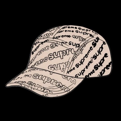 Supreme Radial Camp Cap Natural