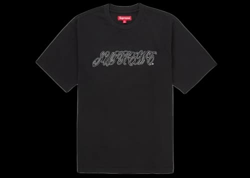 Supreme Raised Script S/S Top Black