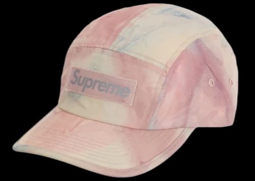 Supreme Reflective Dyed Camp Cap Magenta