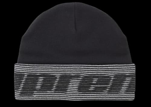 Supreme Reflective Jacquard Beanie Black