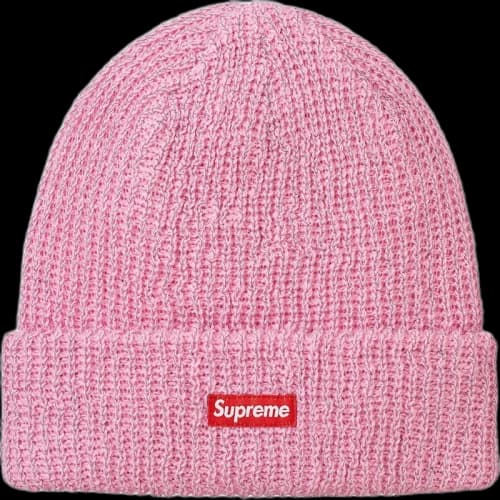 Supreme Reflective Loose Gauge Beanie Pink