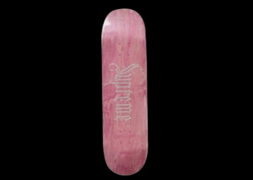 Supreme Rhinestone Skateboard Deck Pink