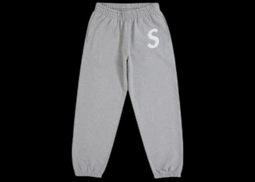 Supreme S Logo Sweatpant (FW25) Heather Grey