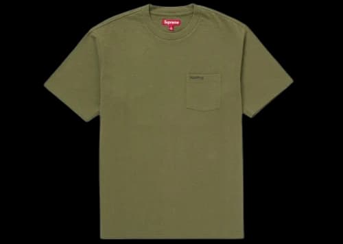 Supreme S/S Pocket Tee (FW24) Green