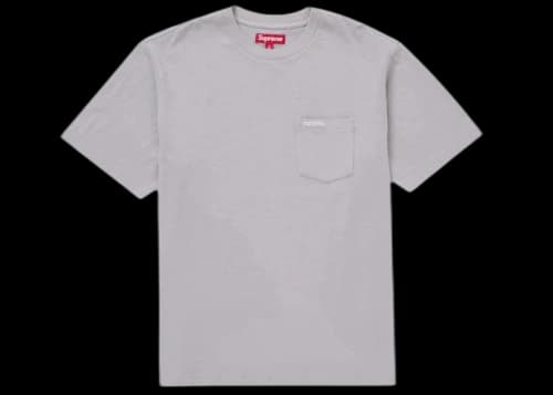 Supreme S/S Pocket Tee (FW24) Grey