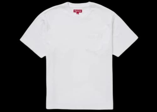 Supreme S/S Pocket Tee (FW24) White