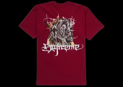 Supreme Satan Tee Cardinal