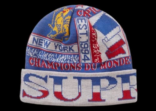 Supreme Scarf Beanie White