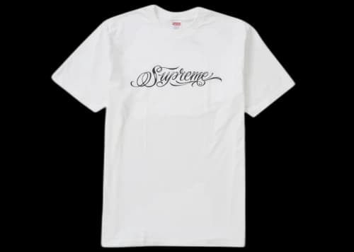 Supreme Script Tee White