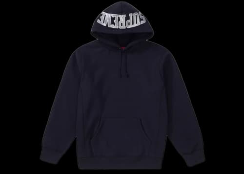 Supreme Sequin Arc Hooded Sweatshirt Black