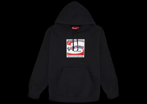Supreme Shine Hooded Sweatshirt Black