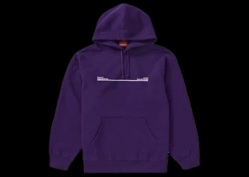 Supreme Shop Hooded Sweatshirt Purple London