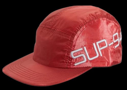 Supreme Side Logo Camp Cap Red