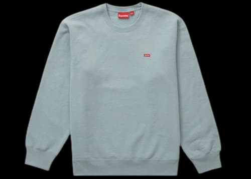 Supreme Small Box Crewneck (FW22) Light Slate