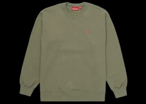 Supreme Small Box Crewneck (FW21) Light Olive