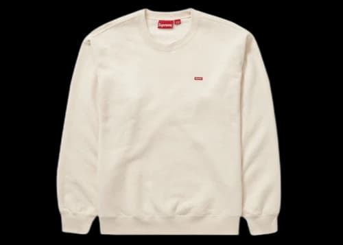Supreme Small Box Crewneck Natural