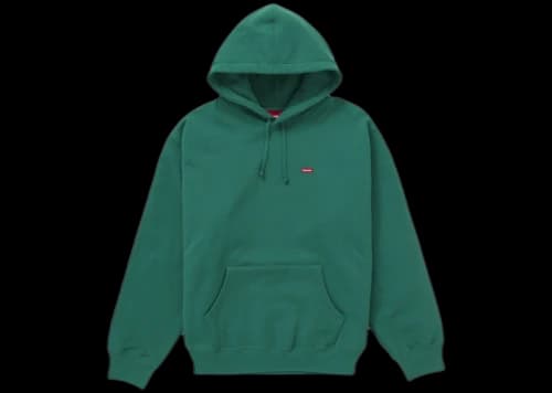 Supreme Small Box Hooded Sweatshirt (FW24) Green