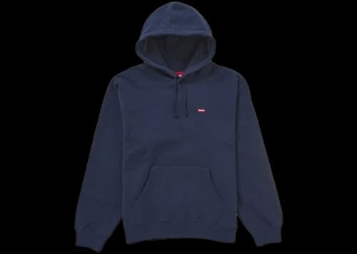 Supreme Small Box Hooded Sweatshirt (FW24) Navy