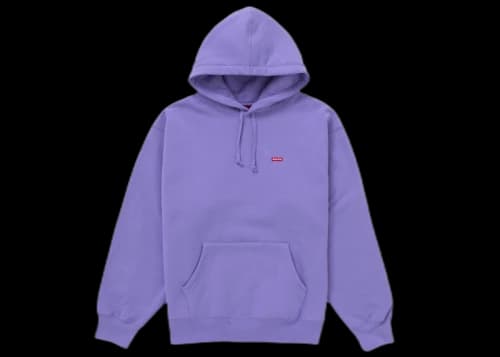 Supreme Small Box Hooded Sweatshirt (FW24) Purple
