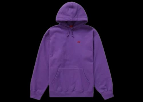 Supreme Small Box Hooded Sweatshirt (SS22) Purple