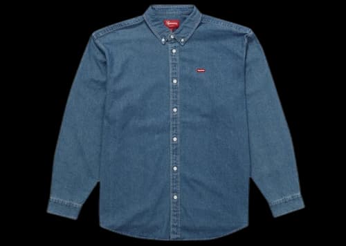Supreme Small Box Twill Shirt Denim