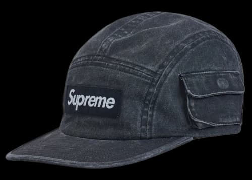 Supreme Snap Pocket Camp Cap Black