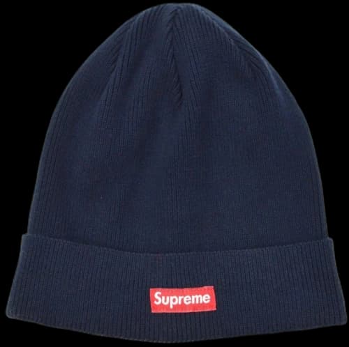 Supreme Solid Beanie Navy