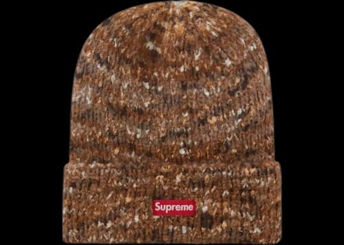 Supreme Space Dye Beanie Tan