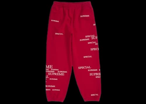 Supreme Special Sweatpant Red