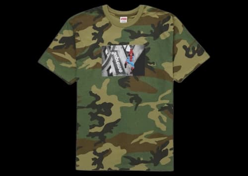 Supreme Spider-Man Tee Woodland Camo