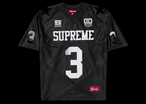 Supreme Star Football Jersey Black
