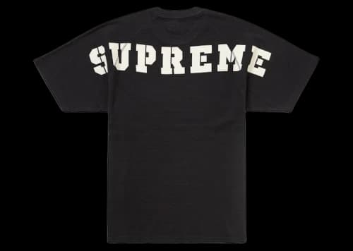 Supreme Stencil Thermal S/S Top Black