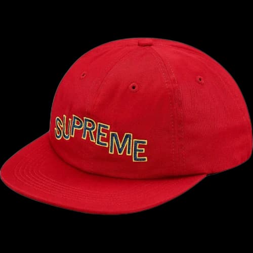 Supreme Stepped Arc 6-Panel Red