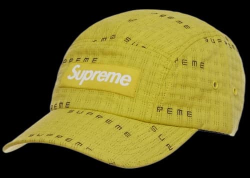 Supreme Stitch Jacquard Camp Cap Lemon