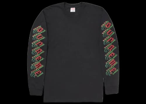 Supreme Strawberries L/S Tee Black