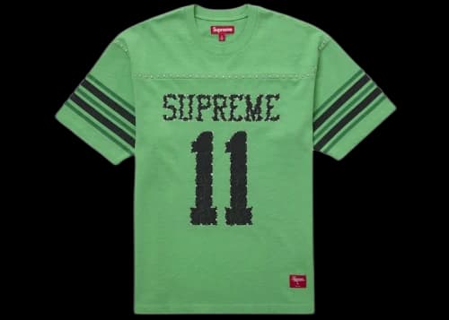 Supreme Studded S/S Football Top Green