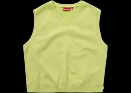 Supreme Sweatshirt Vest Lime