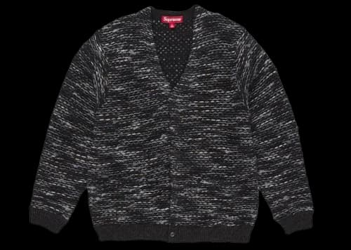 Supreme Textured Cardigan Black
